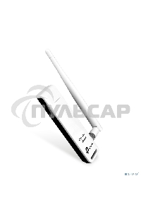 Адаптер TP-Link SOHO TL-WN722N 150Mbps High Gain Wireless N USB Adapter with Cradle, 1T1R, 2.4GHz, 802.11n/g/b, 1 detachable antenna