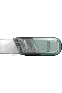 Флешка USB Sandisk 128 Gb iXpand Flip SDIX90N-128G-GN6NE USB3.1 зеленый/серебристый