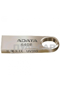 Флешка USB ADATA UV210 (AUV210-64G-RGD), 64 Gb, USB 2.0, R/W 15/5, серебро