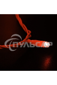 Гирлянда Neon-night Нить 10м, постоянное свечение, белый ПВХ, 230В, красный