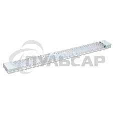 Светильник светодиодный Iek LDBO0-4011-18-4000-K01 ДБО 4011 18Вт 4000К IP20 600мм призма аналог люм.свет. 2х18, 600х62х24 мм, стальной корпус