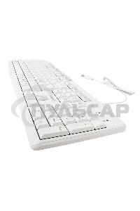 Клавиатура проводная Gembird KB-8430M, USB, белый