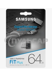 Флешка USB 64 Gb Samsung FIT Plus, USB 3.1, 300 Mb/s