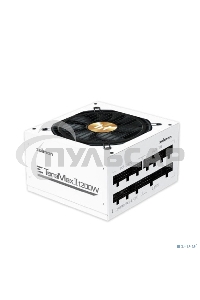 Блок питания Zalman TeraMax II WH Retai (ZM1200-TMX2 WH), 1200Вт, 80 PLUS Gold, 120мм, модульный, белый