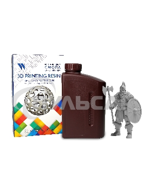 Фотополимерная водовымываемая смола NVPRINT Water Washable Resin Grey  1 кг