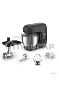 Кухонная машина Tefal Bake Essential QB161H38, черный/серебристый