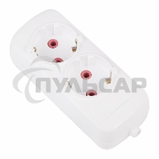 Колодка 2 гнезда с/з PROconnect Колодка 2 гнезда с/з PROconnect