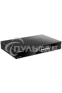 Коммутатор D-Link DGS-1010MP/A1A, L2 Unmanaged Switch with 9 10/100/1000Base-T portsand 1 1000Base-X SFPports(8 PoE ports 802.3af/802.3at (30 W), PoE Budget 125 W)