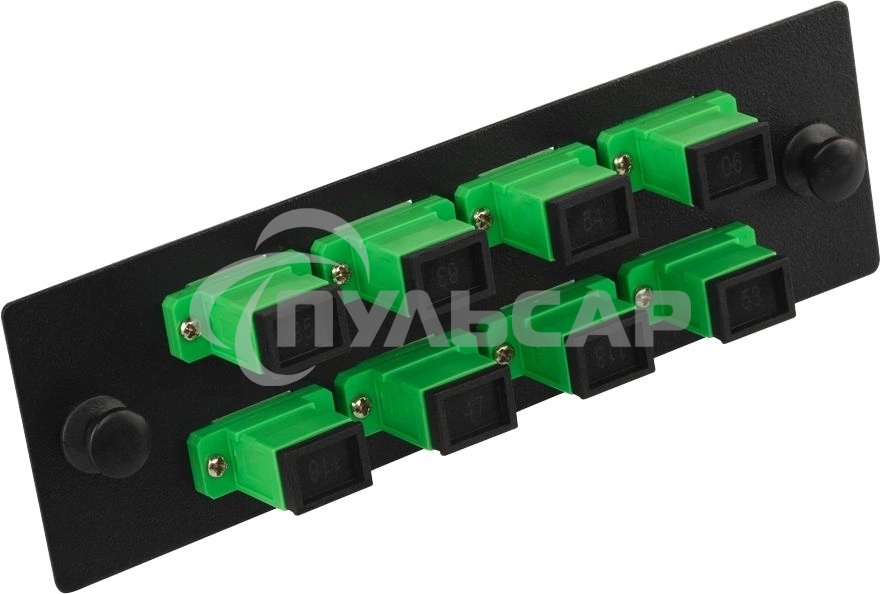 Адаптерная панель для кроссов LAN-FOBM с 8 симплексными адаптерами SC/OS2