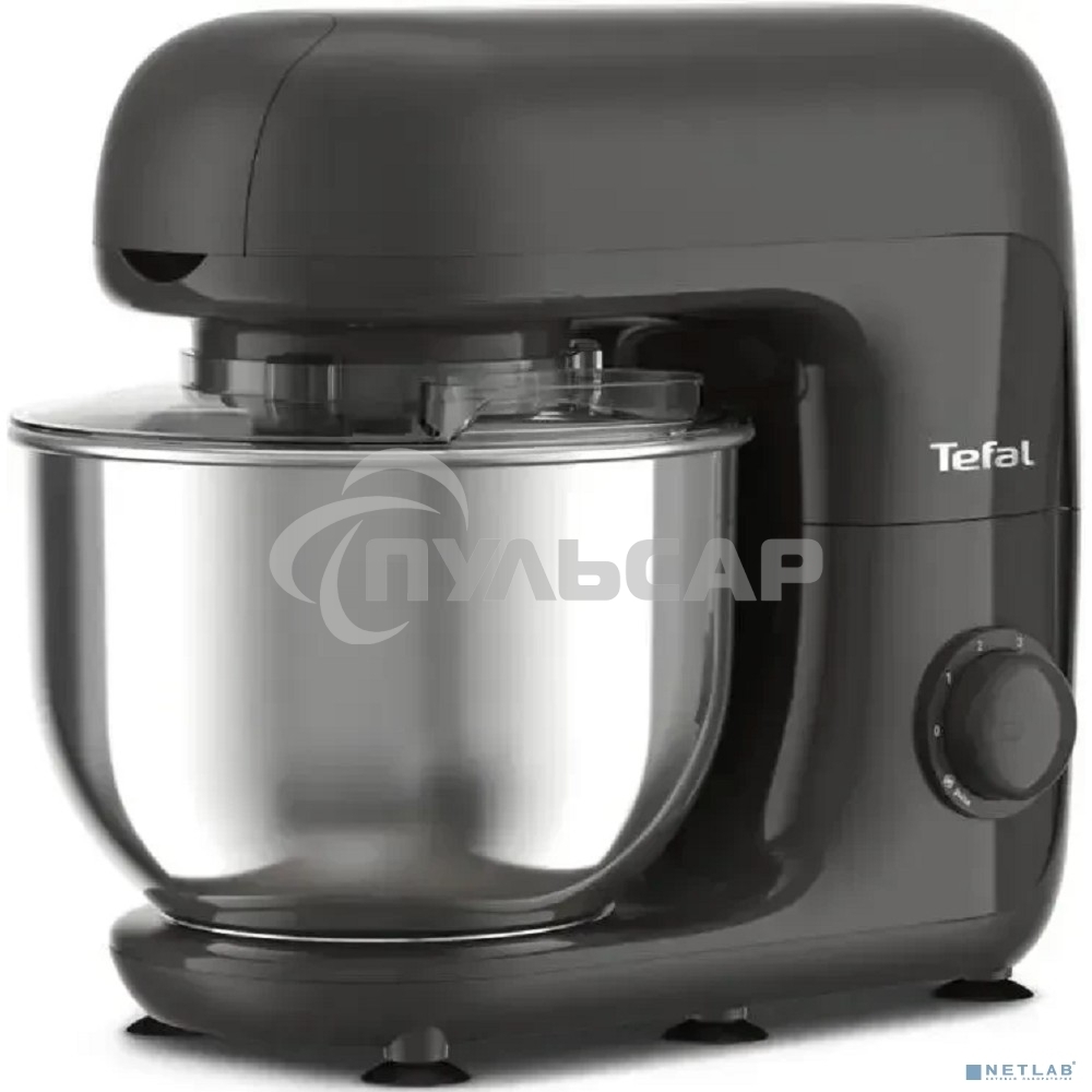 Кухонная машина Tefal Bake Essential QB161H38, черный/серебристый
