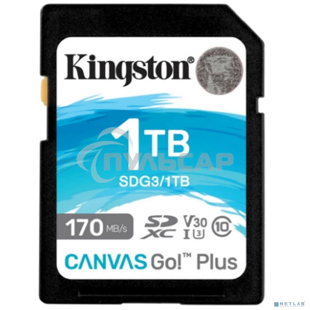 Карта памяти Kingston 1Tb SDXC Canvas Go Plus 170R C10 UHS-I U3 V30/ Kingston 1Tb SDXC Canvas Go Plus 170R C10 UHS-I U3 V30