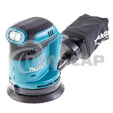 Машинка эксцентриковая MAKITA DBO180Z 18В LiIon ф125мм 7000/9500/11000об/мин ампл.2.8мм 1.7кг