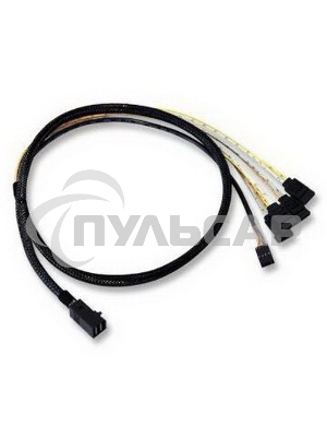 Кабель ACD-SFF8643-SATASB-10M, INT SFF8643-to-4*SATA+SB (MiniSAS HD -to- 4*SATA+SideBand internal cable) 100см