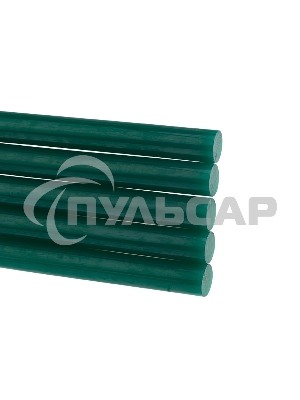 Клеевые стержни Rexant, Ø11 мм, 100 мм, зеленые, 6 шт., блистер