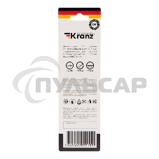 Пилка для электролобзика по металлу KRANZ T118B 76 мм 12 зубьев на дюйм 3-6 мм (2 шт./уп.)