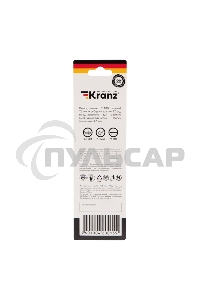 Пилка для электролобзика по металлу KRANZ T118B 76 мм 12 зубьев на дюйм 3-6 мм (2 шт./уп.)