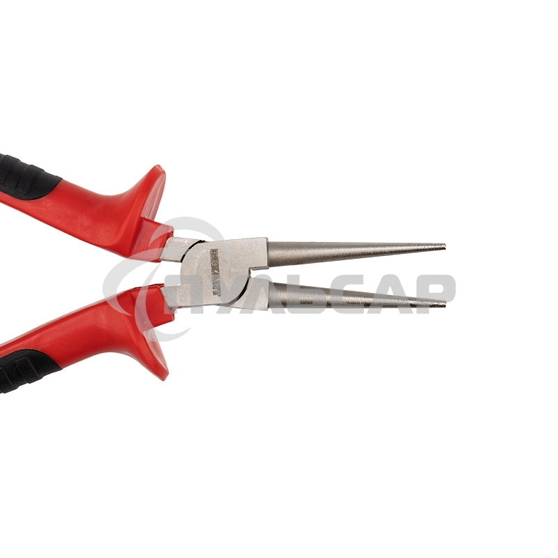 Круглогубцы Rexant 160 мм никелированные, двухкомпонентные рукоятки