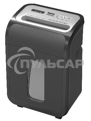 Шредер Buro Office BU-S1501-8M черный (секр.P-5) фрагменты 8лист. 20лтр. пл.карты CD