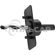 Переходник ЗУБР 29558_z01державка ЭКСПЕРТ с центрир.сверлом для коронок по дереву 32-127мм