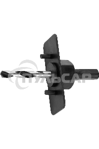 Переходник ЗУБР 29558_z01державка ЭКСПЕРТ с центрир.сверлом для коронок по дереву 32-127мм