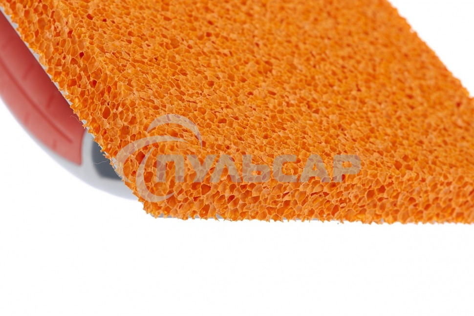 Терка пластмассовая Matrix, гидрорезиновое покрытие 18 мм, 270x130 мм, двухкомпонентная ручка