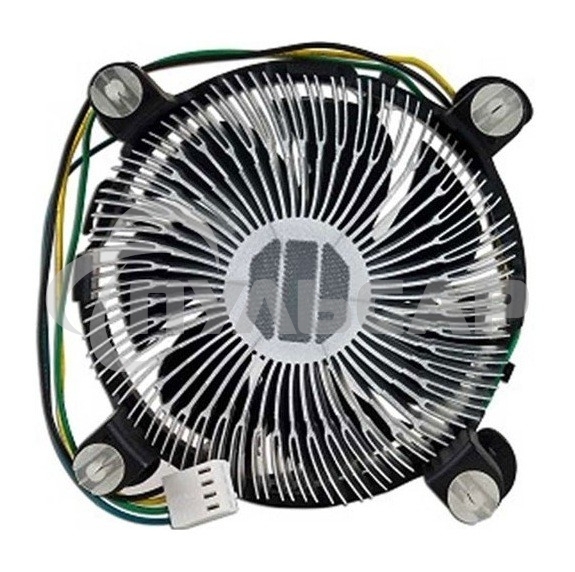 Кулер Intel E97379серебристый/черный 90мм алюминий 2500rpm 27db 4-pin 73W 58мм