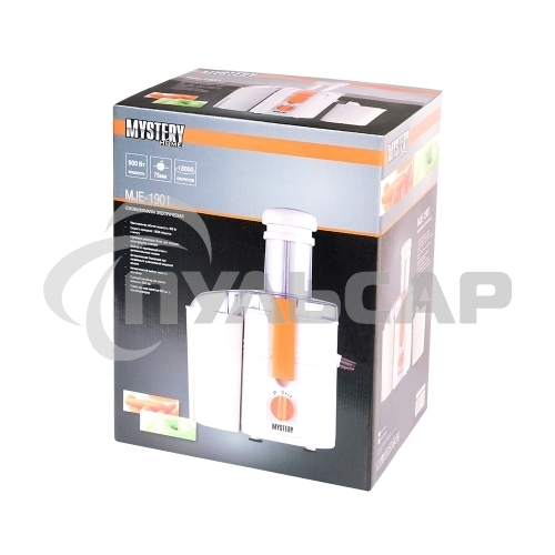 Соковыжималка центробежная Mystery MJE-1901 900Вт белый