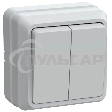 Выключатель Iek EVO20-K01-10-DC ВС20-2-0-ОБ 2кл 10А откр.уст. ОКТАВА (белый)