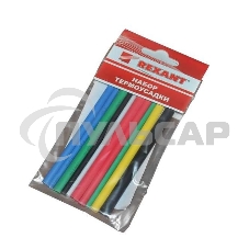 Термоусаживаемые трубки AUTO 2:1 (Набор 10 шт.) Rexant