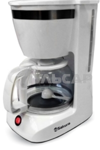 Кофеварка Sakura SA-6109W 1,25л кап