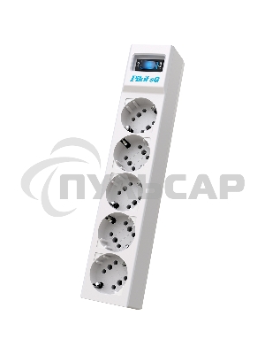 Сетевой фильтр Pilot SG 1.8м (5 розеток) белый (коробка)