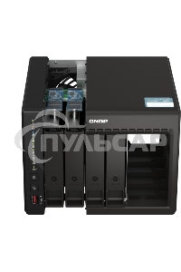 Сетевое хранилище SMB QNAP TS-453E-8G NAS, 4-tray w/o HDD. 2xHDMI-port. 4-core Celeron J6412 2-2.6 GHz, 8GB DDR, 2x2.5Gb LAN, 2 x M.2 2280 PCIe Gen 3 x2, 2x USB 3.2 Gen 2 (10Gbps) Port, 2x USB 2.0 port