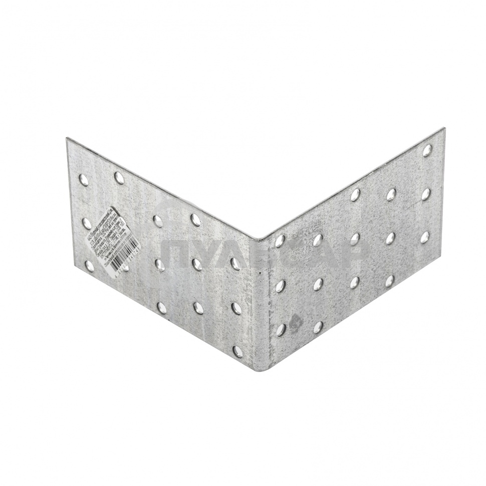 Крепежный уголок равносторонний, KUR 100x100x60 мм, Россия Сибртех