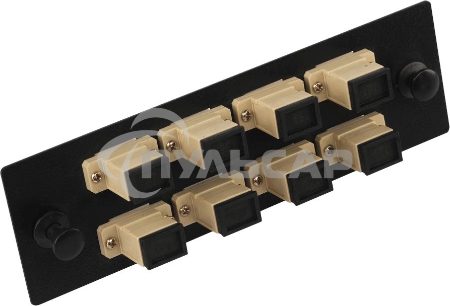 Адаптерная панель для кроссов LAN-FOBM с 8 симплексными адаптерами SC/OS2