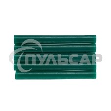 Клеевые стержни Rexant, Ø11 мм, 100 мм, зеленые, 6 шт., блистер