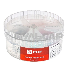 Набор НШВИ №3 (0.25-1кв.мм) PROxima EKF nabor-nshvi-3