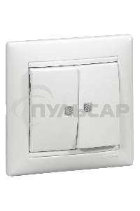 Рамка 1-м Valena белый  Leg 774451