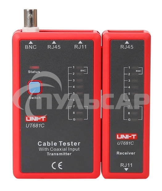 Кабельный тестер Uni-T UT681C, RJ45, RJ 11/12 и BNC
