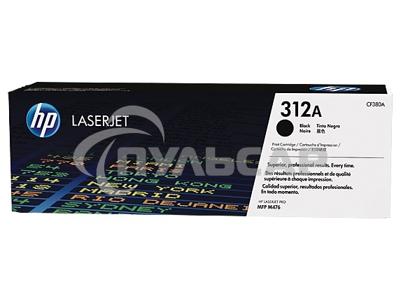 Тонер Картридж HP 312A CF380A черный для HP CLJ Pro M476 (2400стр.)