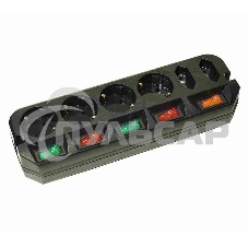 Сетевой удлинитель Most A16 3м (6 розеток) черный (пакет ПЭ) Сетевой удлинитель Most A16 3м (6 розеток) черный (пакет ПЭ)