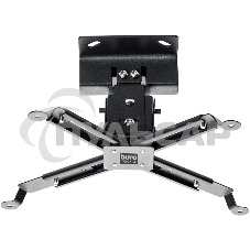 Кронштейн для проектора Buro PR07-B черный макс.12кг потолочный поворот и наклон