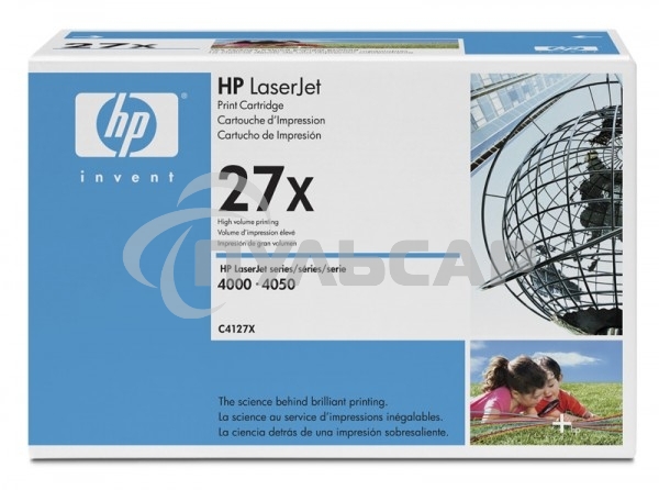 Картридж лазерный HP C4127X LJ 4000 Series (10000стр.)
