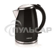 Чайник электрический Zelmer ZCK1274B 1.7л. 2200Вт черный корпус: металл