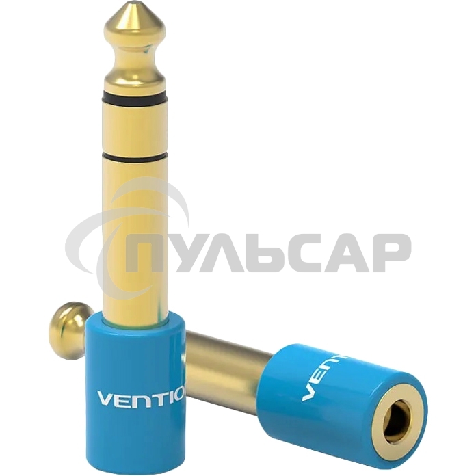 Переходник Vention Jack 3.5 мм F/6,5 мм M VAB-S01-L