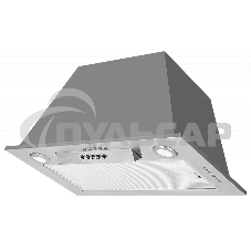 Вытяжка встраиваемая Kuppersberg Inlinea 52 LX нержавеющая сталь, 53 см, 1300 куб. м/ч, 41 дБ