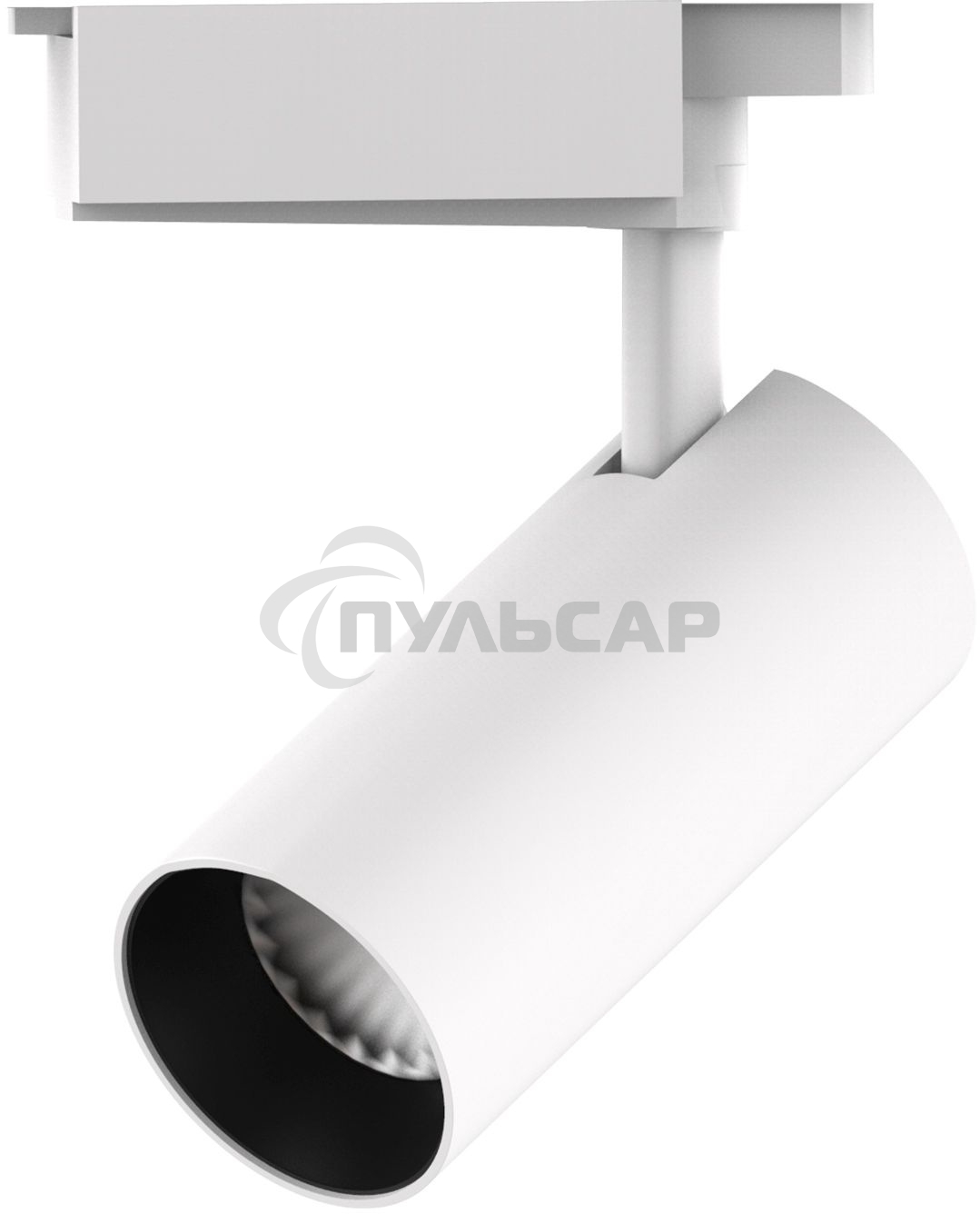 Светильник трековый цилиндр 20W 1650lm 4000K 180-240V IP20 65*210мм белый угол 24º LED
