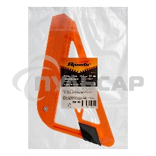 Нож, 18 мм, выдвижное лезвие, для резки обоев, линейка Sparta