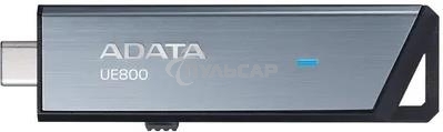 Флешка USB ADATA UE800 (AELI-UE800-128G-CSG), 128 Gb, Type-C USB 3.2, R/W 1000/550, серебристый