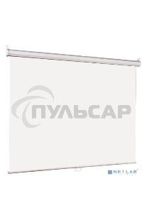 Настенный экран Lumien Eco Picture 120х160см (рабочая область 114х154 см) Matte White восьмигранный корпус, возможность потолочн./настенного крепления, уровень в комплекте, 4:3 (треугольная упаковка)