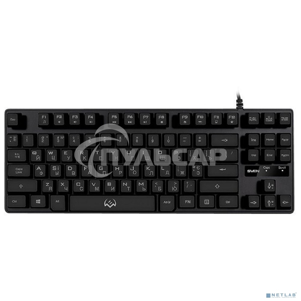Клавиатура проводная игровая SVEN KB-G7400 (87кл., 12 Fn функций, подсветка) Игровая клавиатура SVEN KB-G7400 (87кл., 12 Fn функций, подсветка)